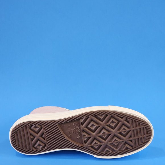 Converse CTAS Hi Lift Soft Suede Earthy Neutrals Platform Sneakers A03728C NWT - Picture 4 of 6